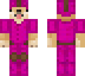 leather armor pink