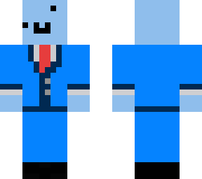 light blue guy with a tuxedo