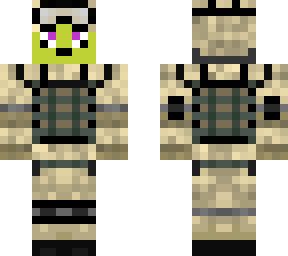 lime furry soldier (cat)  (girl)
