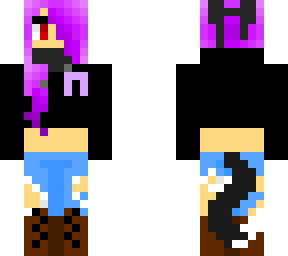 my skin with a purple ribbon (read desc)
