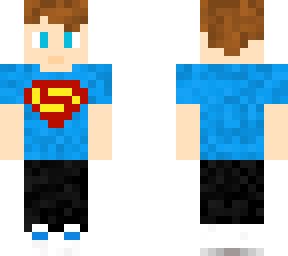 my version of me wearing a superman shirt [remake]