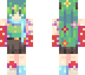 nature mage with flowers