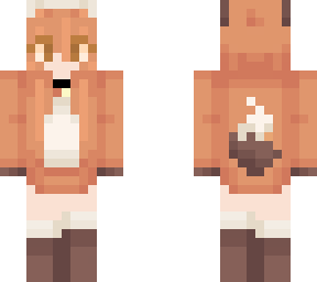 orange fox girl