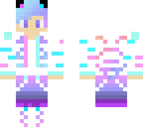 pastel minecraft boy