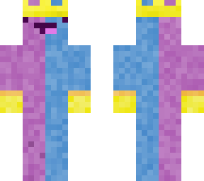 pink and blue king