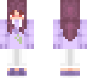 purple lavander girl