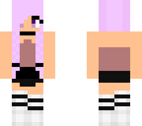 purple pigtails