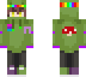rainbow techno support frog boi