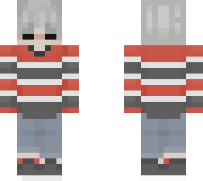 red and black sweater