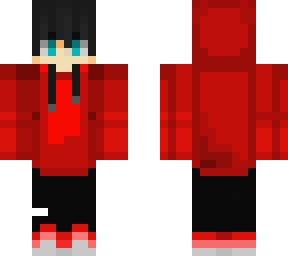 red hoodie boy