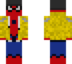 spiderman with jacket 2.0 with winter cap