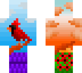 the cardinal is the poppy of the skies.