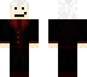 white haired man in suit (outer layer too!)