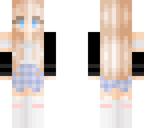 aesthetic minecraft girl skin (edited)