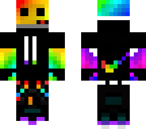 black rainbow slime
