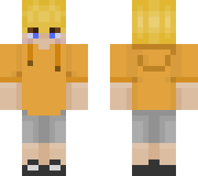 blonde guy with a hoodie