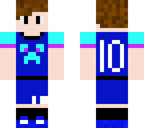 blue creeper soccer team (num. 10)