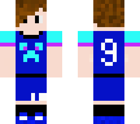 blue creeper soccer team (num. 9)