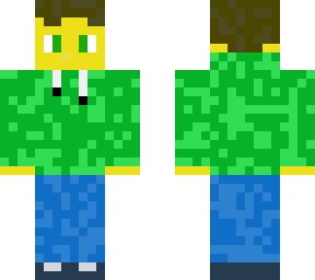 boy with lime hoodie