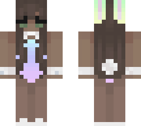 bunny girl costume but coulourful