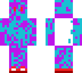 camo with red slippers