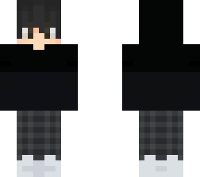 emo boy with hood