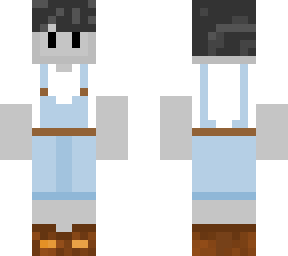 ghostbur in overalls