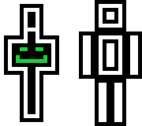glitchy smile