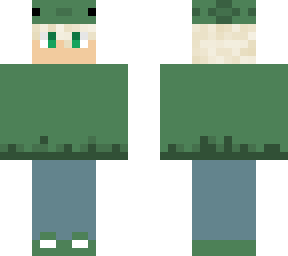 green axolotl boy