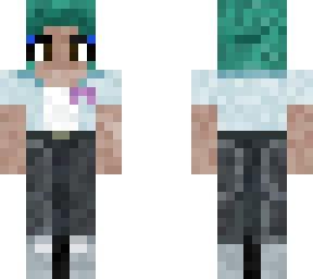 green hair