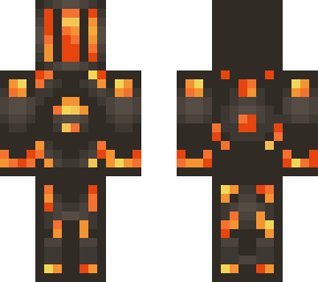 lava robot (glow effect)