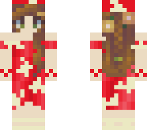 mushroom girl ( hair and eyes made by dream123smp)