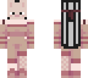 my oc in a cat costume