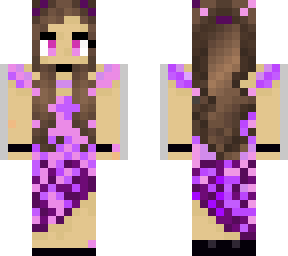 pretty pink and purple dress