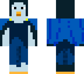 puffin with cape