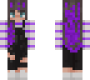 purple/black overall