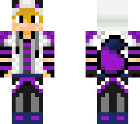 purple gamer wolf