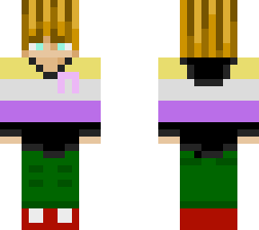 tyto non-binary pride skin w/ cancer ribbon (3/9/2021)