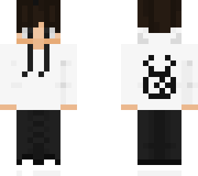 white hoodie