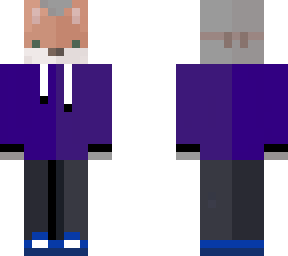 wolf behind a fox mask. (edit)