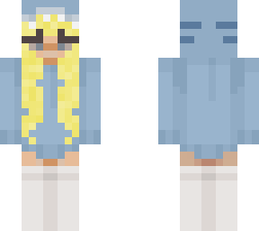 blonde shark girl