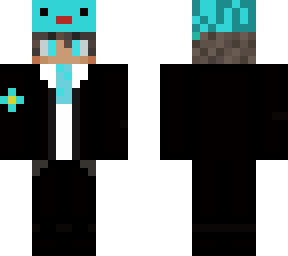 blue business axelotl boy