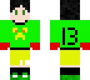 blue creeper soccer team (num. 13/goalie)