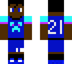 blue creeper soccer team (num. 21)