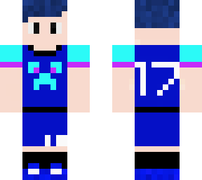 blue creeper soccer team (num. 7)