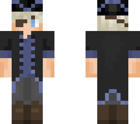 blue pirate - eyepatch