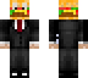 burger in skin