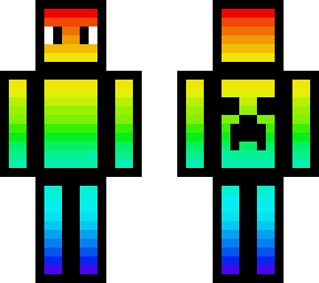 cute rainbow creeper gradient