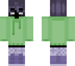 enderman green hoodie