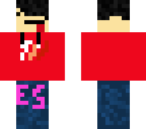 es skin with fire merch